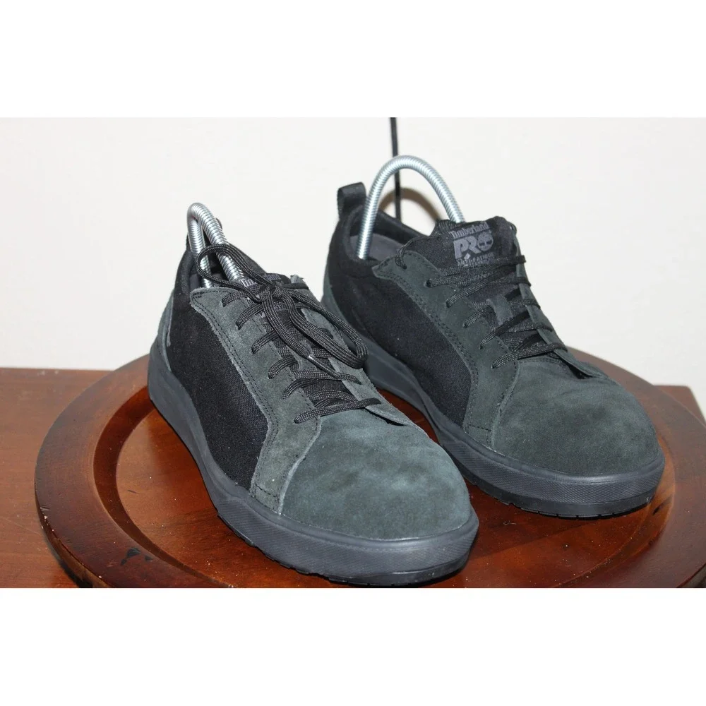 Timberland PRO Powertrain Black Alloy Toe Work‎ Sneakers Shoes